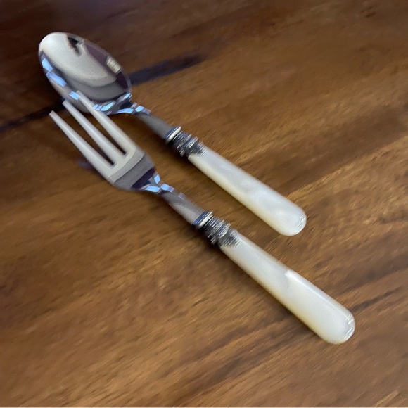 Eme made in Italy serving Fork and Spoon - Picture 2 of 7